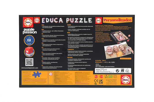 Educa Puzzle „Glasknöpfe“ – 500 Teile | Buntes Glasmuster | Hochwertiges Puzzle aus Europa